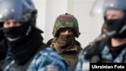 Співробітники спецпідрозділу «Беркут» під час Євромайдану, Київ, 3 грудня 2013 року. Ілюстративне фото